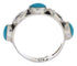 Silver Turquoise Stackable Southwest Jewelry Ring Size 5-3/4 UX34783